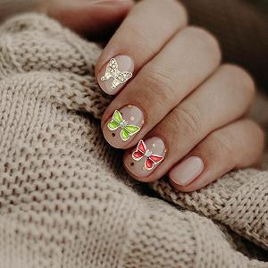 Подвески для ногтей FRCOLOR 40 шт., драгоценные камни, подвески для ногтей для рождественского украшения, рождественское украшение, украшение для ногтей, маленькие драгоценные камни, маникюрные стразы, Miss Golden Diamond synthetic.ua - Фото 1