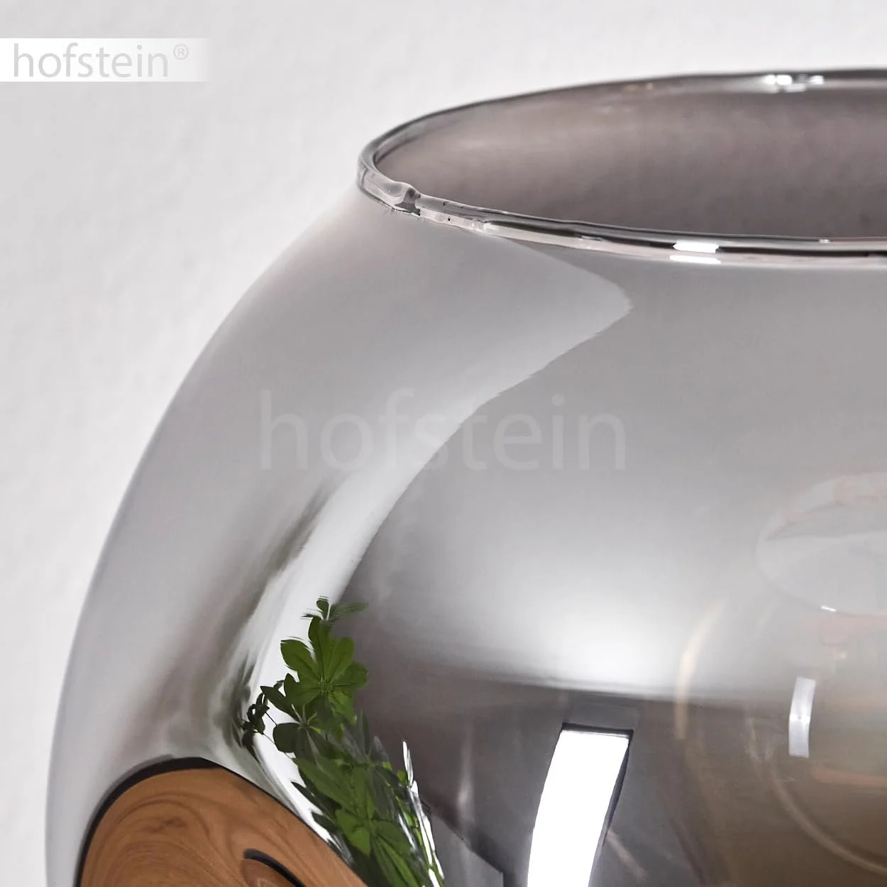 Настільна лампа Ripoll Метал/Скло 15 см E27 Чорний/Димчастий, фото №4