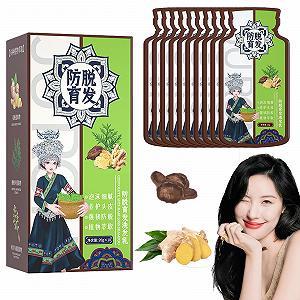 Шампунь HIDRUO Ginger Plant Extract Anti-Hair Loss Ginger для всіх типів волосся (1 шт.) - Фото 1