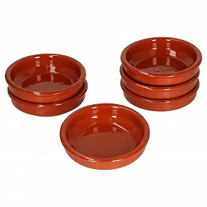 Миска MamboCat Bruno Cazuela Набор из 6 штук Глиняная глазированная Диаметр 10.2 см synthetic.ua - Фото 1