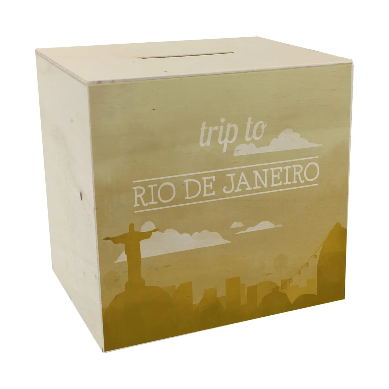 Скарбничка Дерев'яна "Trip to Rio de Janeiro", фото №1