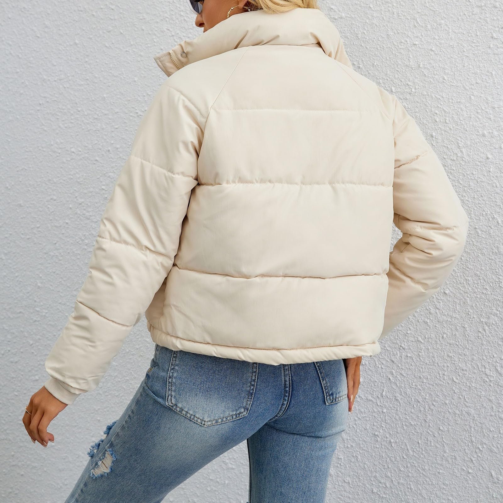 Жіноча зимова куртка QUINTRA з довгими рукавами, фото №2