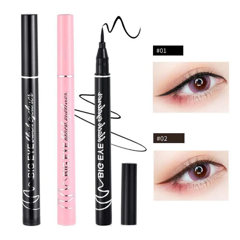 Підводка для очей Рідка Водостійка Швидковисихаюча Чорна 0.01 мм, фото №5