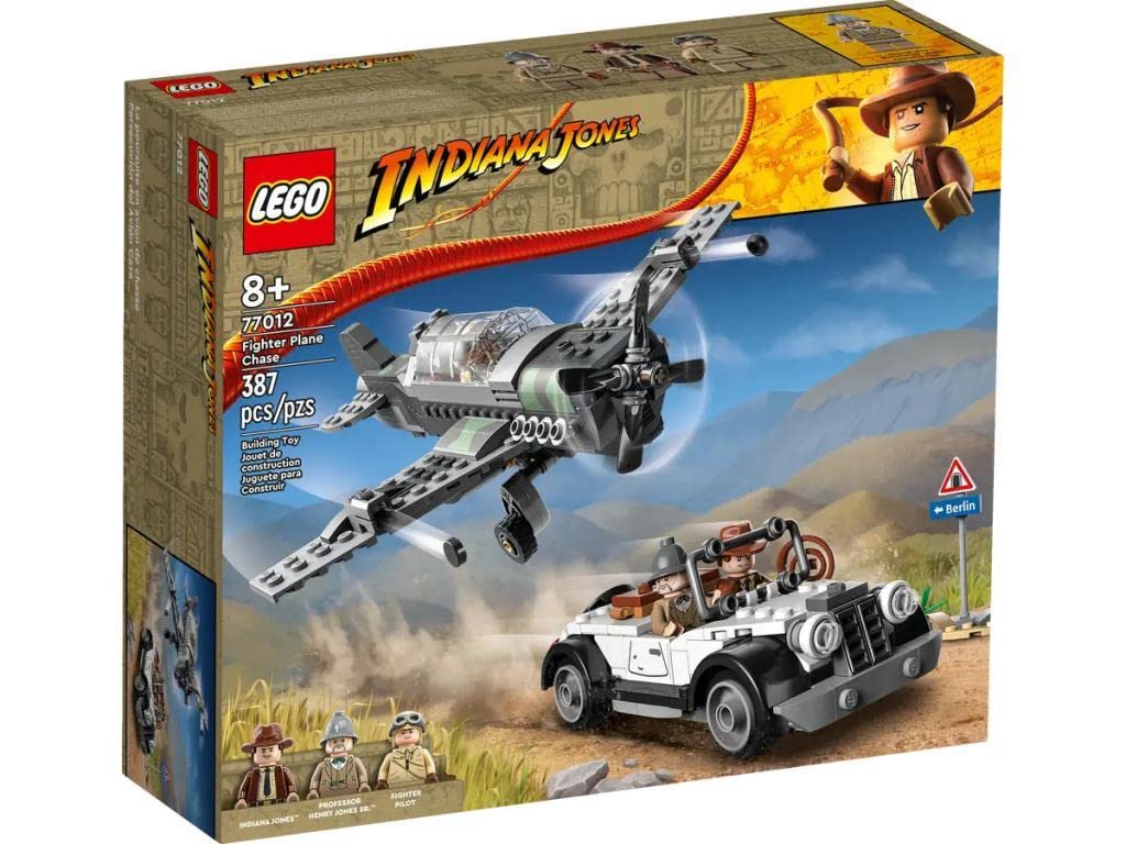 Конструктор LEGO Indiana Jones 77012 Втеча з винищувача з побудовою моделі літака і вінтажного автомобіля, плюс 3 мініфігурки, фото №4