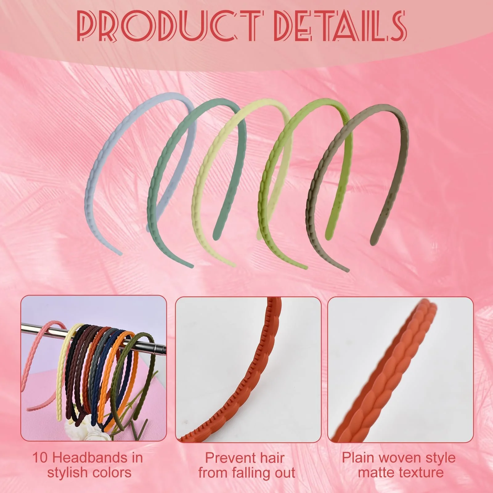 Жіночий обруч Плетений, фото №2