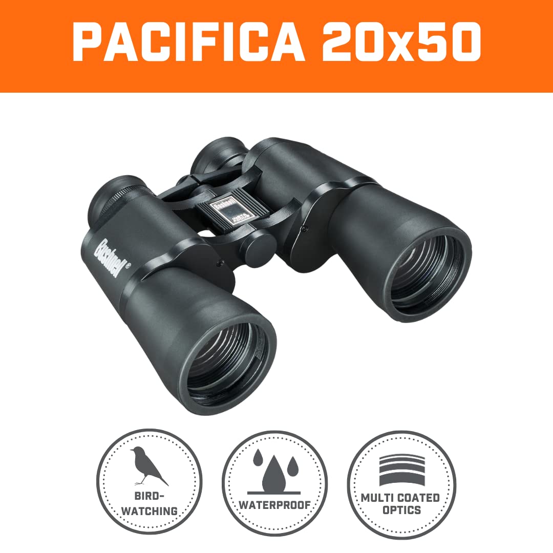 Бинокль Bushnell Pacifica 212050 20x50 Черный, фото №4