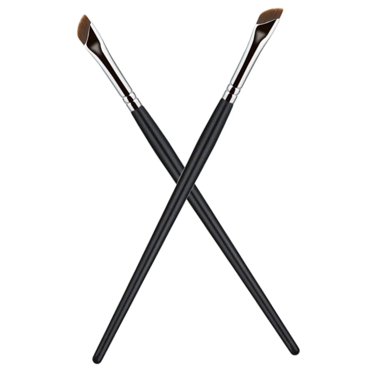 Набор кистей DOITOOL 6 шт. для бровей, макияжа, теней, подводки, скошенная, для консилера, фото №7