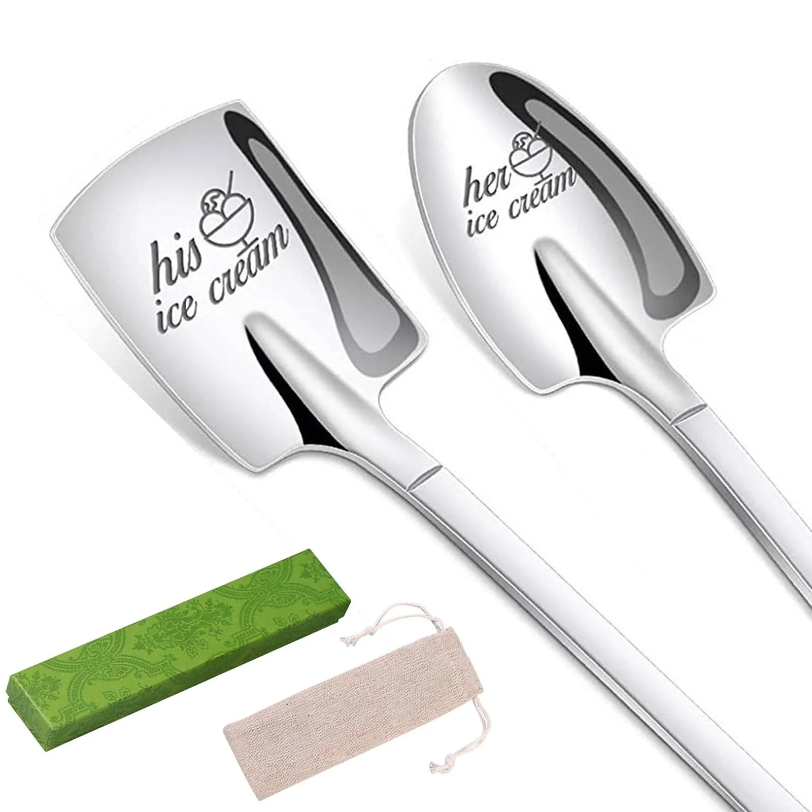 Ложка для морозива Ложка для кави Сріблястий, фото №1 Ложка для морозива Ложка для кави Сріблястий, фото №1