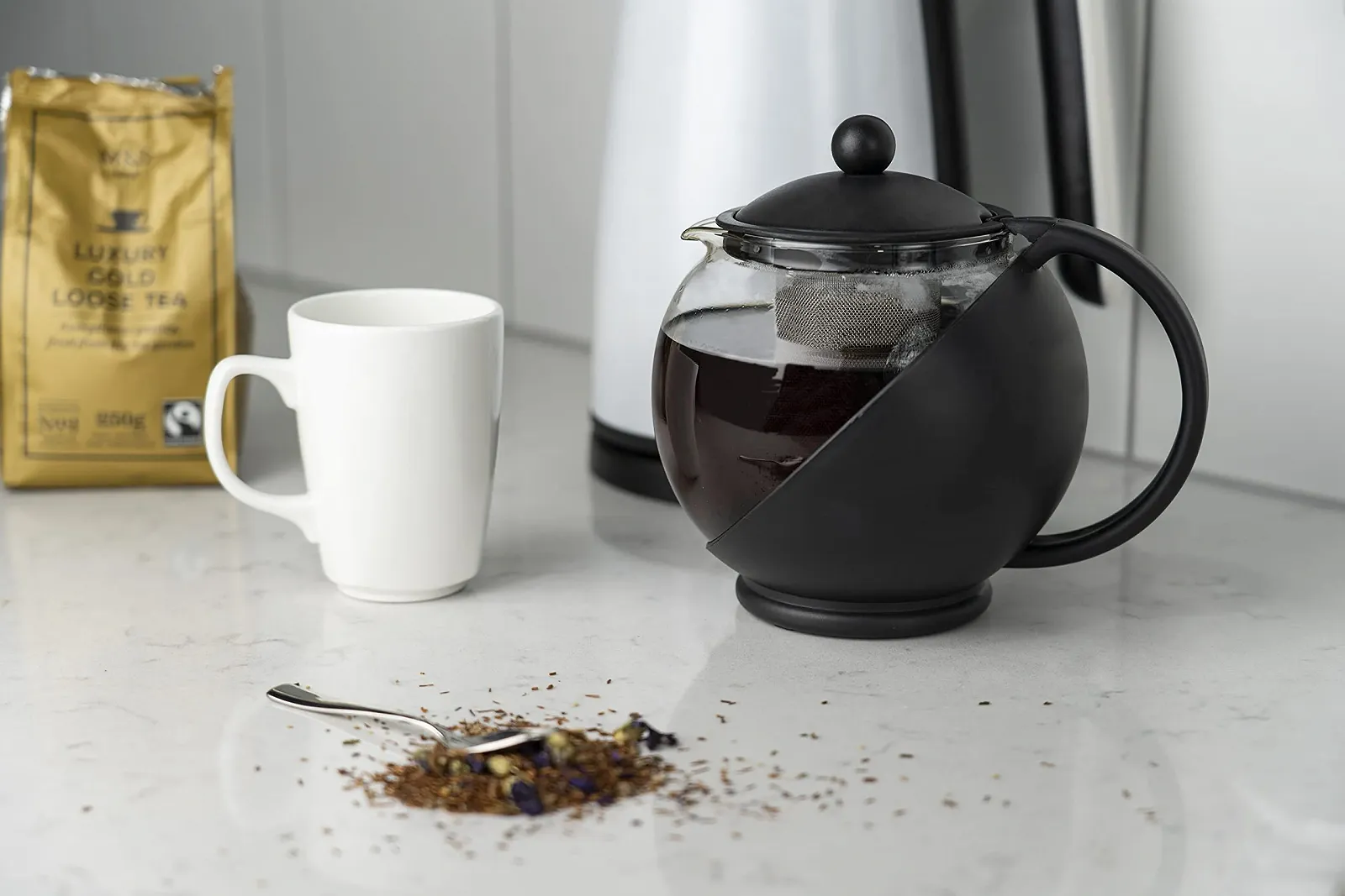 Чайник-заварник Grunwerg Caf
Ole для листового чаю з кошиком для заварювання, скляний Чайник-заварник, чорний, 1,20 літра, фото №5 Чайник-заварник Grunwerg Caf
Ole для листового чаю з кошиком для заварювання, скляний Чайник-заварник, чорний, 1,20 літра, фото №5