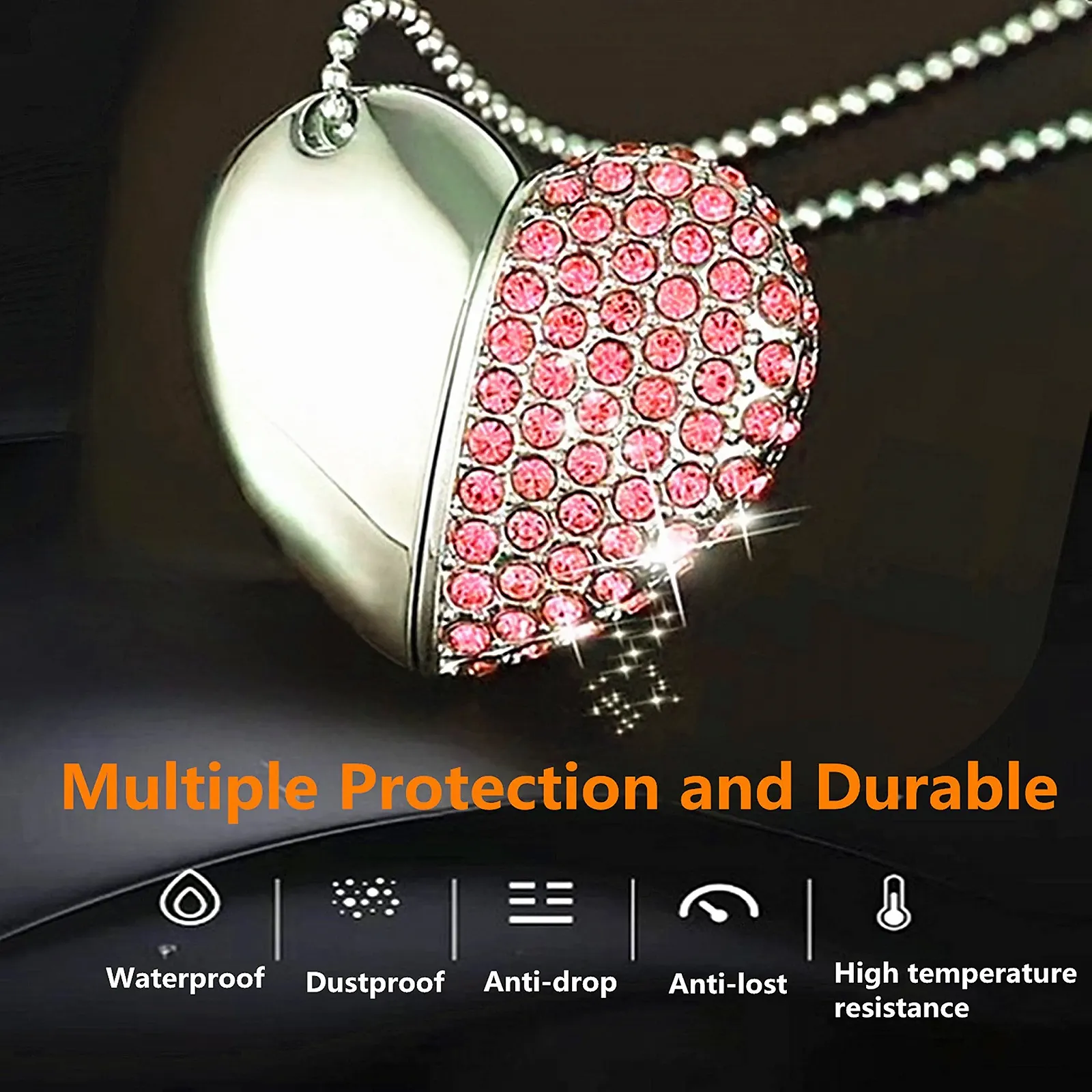 USB-накопичувач Crystal Heart Shape 64 GB USB 3.0 High Speed, фото №6 USB-накопичувач Crystal Heart Shape 64 GB USB 3.0 High Speed, фото №6