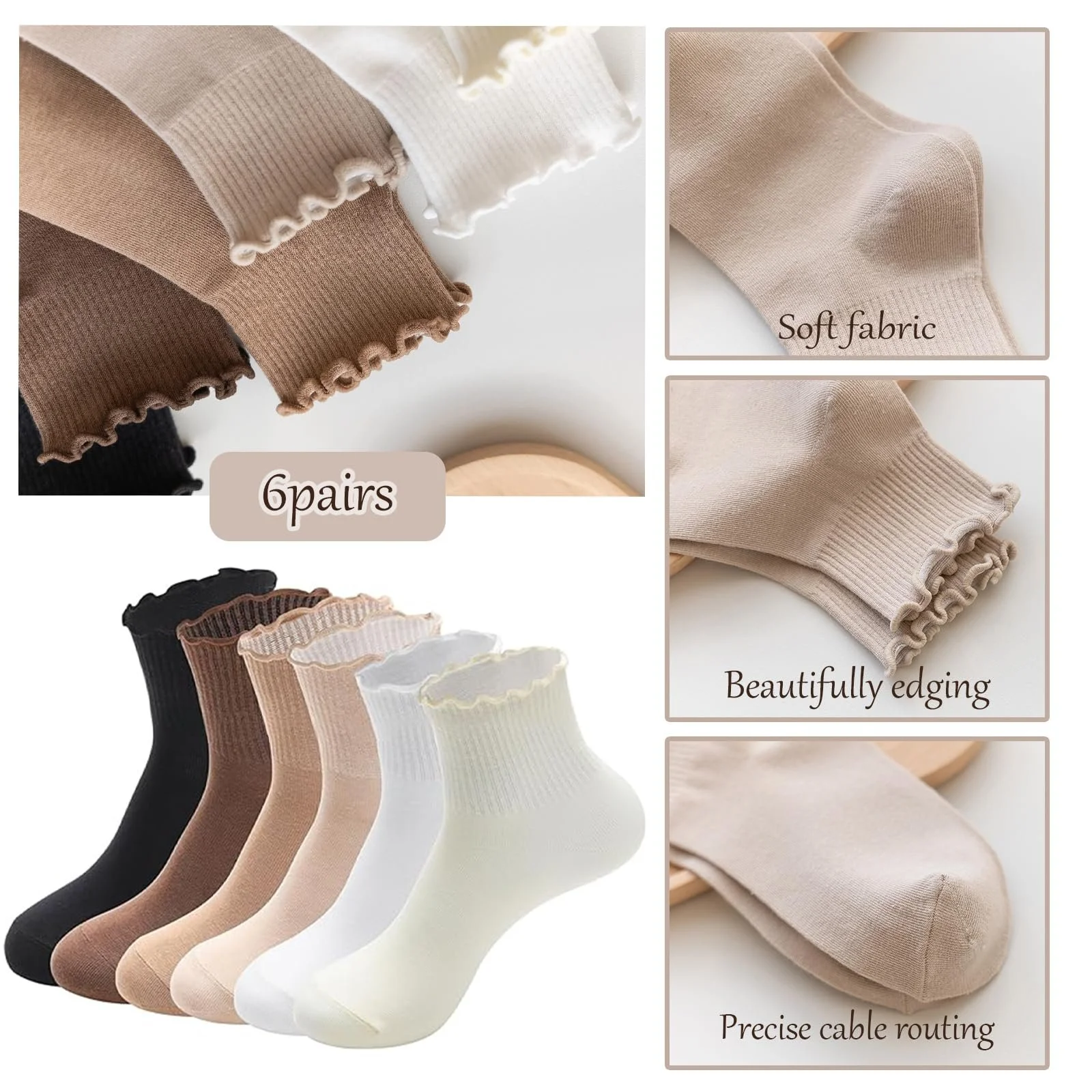 Шкарпетки Moguri 6 пар Жіночі, фото №2 Шкарпетки Moguri 6 пар Жіночі, фото №2