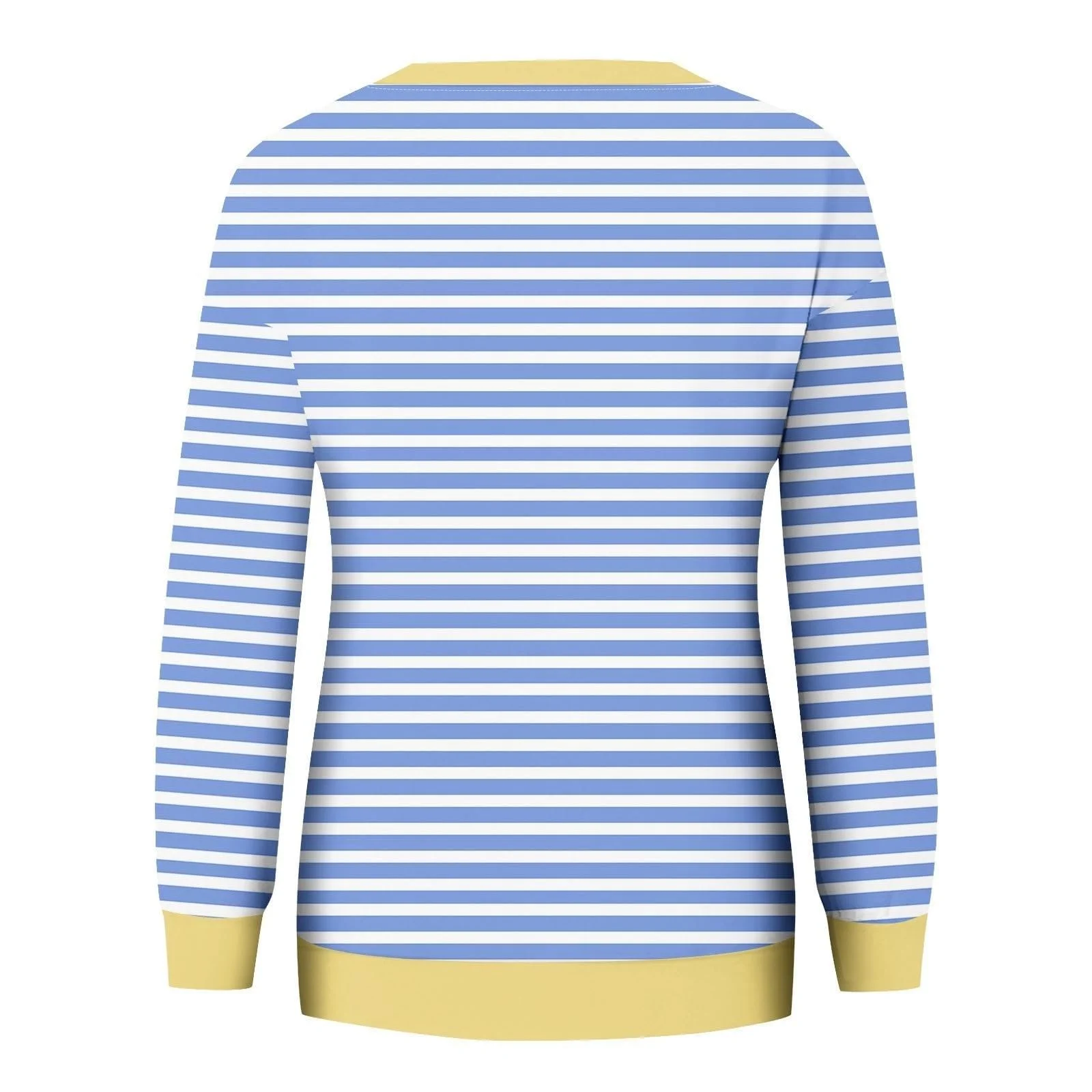 Жіночий Легкий Світшот у Смужку з Круглим Вирізом, фото №3