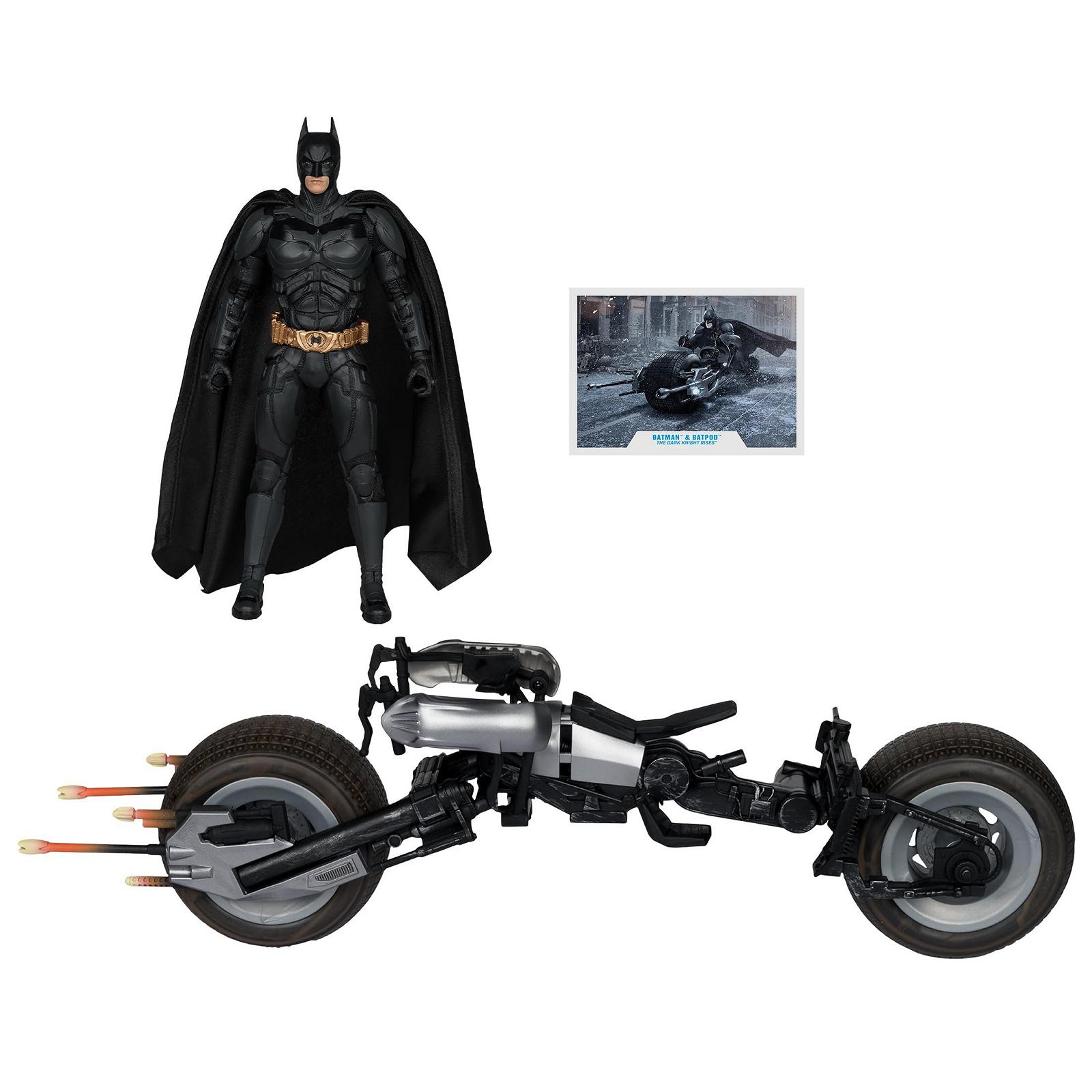 Фигурка с транспортом McFarlane DC Multiverse Бэтмен и Бэтпод 18 см, фото №9