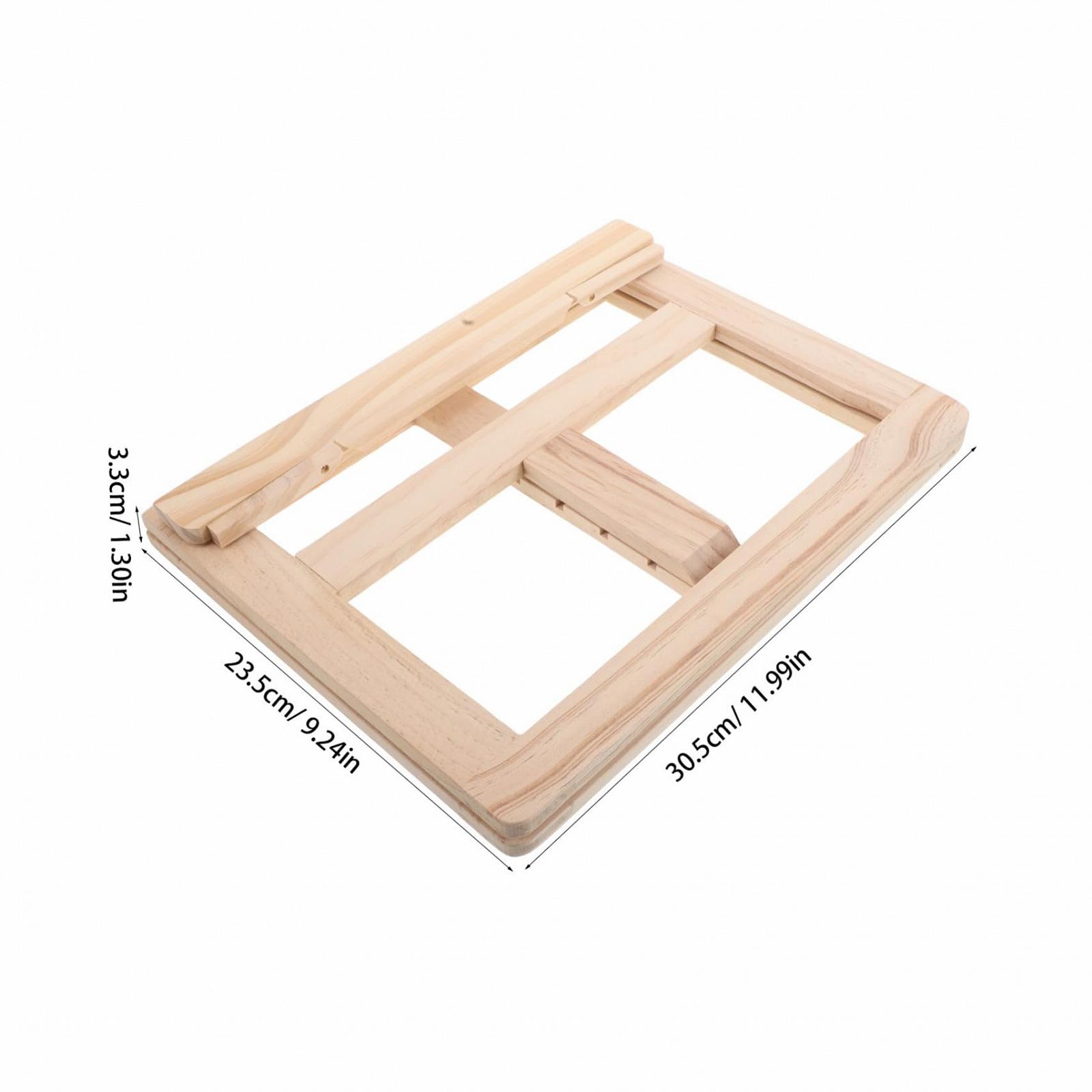 Регулируемая Деревянная Подставка для Чтения, Держатель для Ноутбука и Планшета, Эргономичная, Складная, с Функцией Охлаждения, Компактная для Офиса, Школы и Дома, фото №2