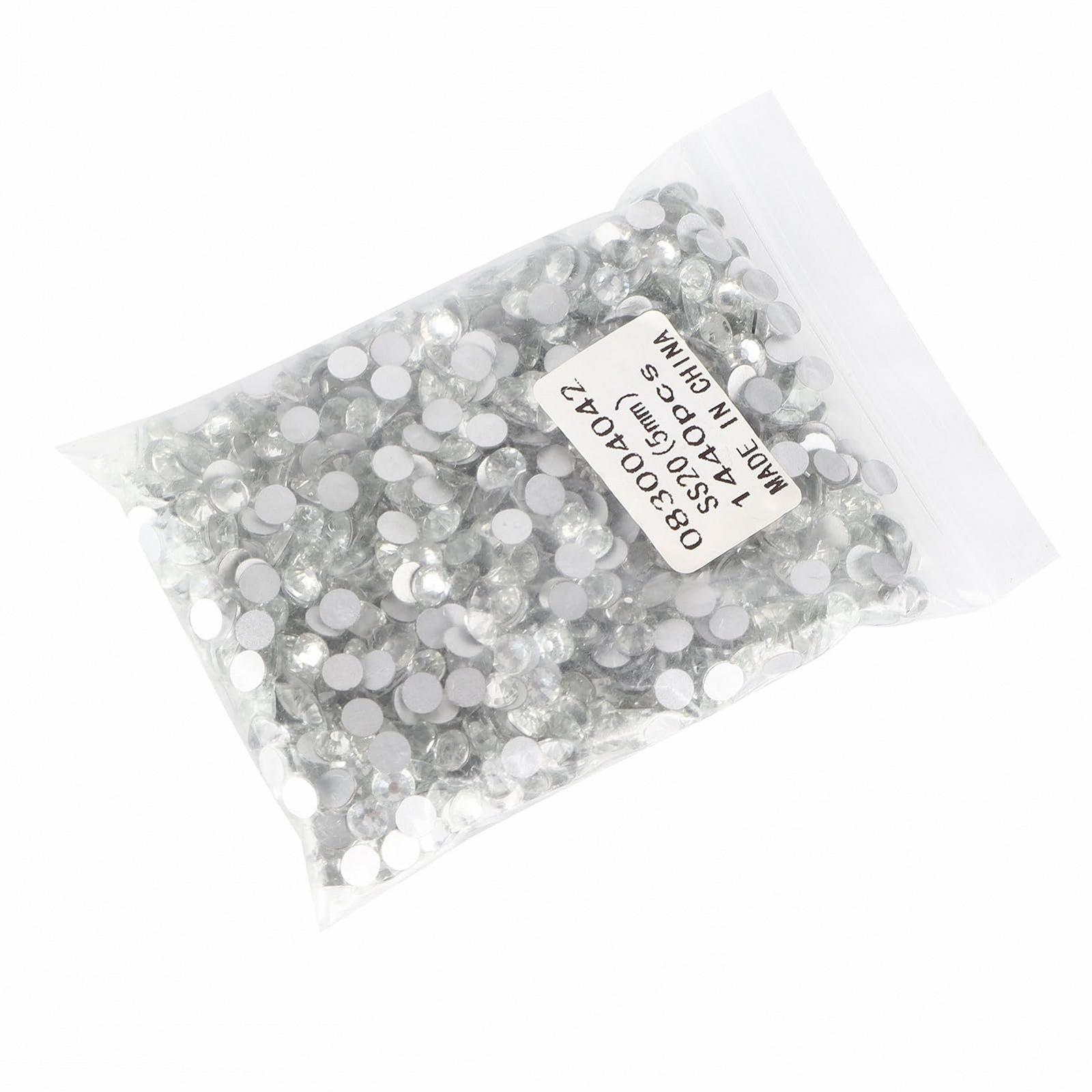 Стразы Hotfix с плоской задней стенкой Rhinestonesfor N, прозрачные стразы для ногтей, 1440 шт, фото №6