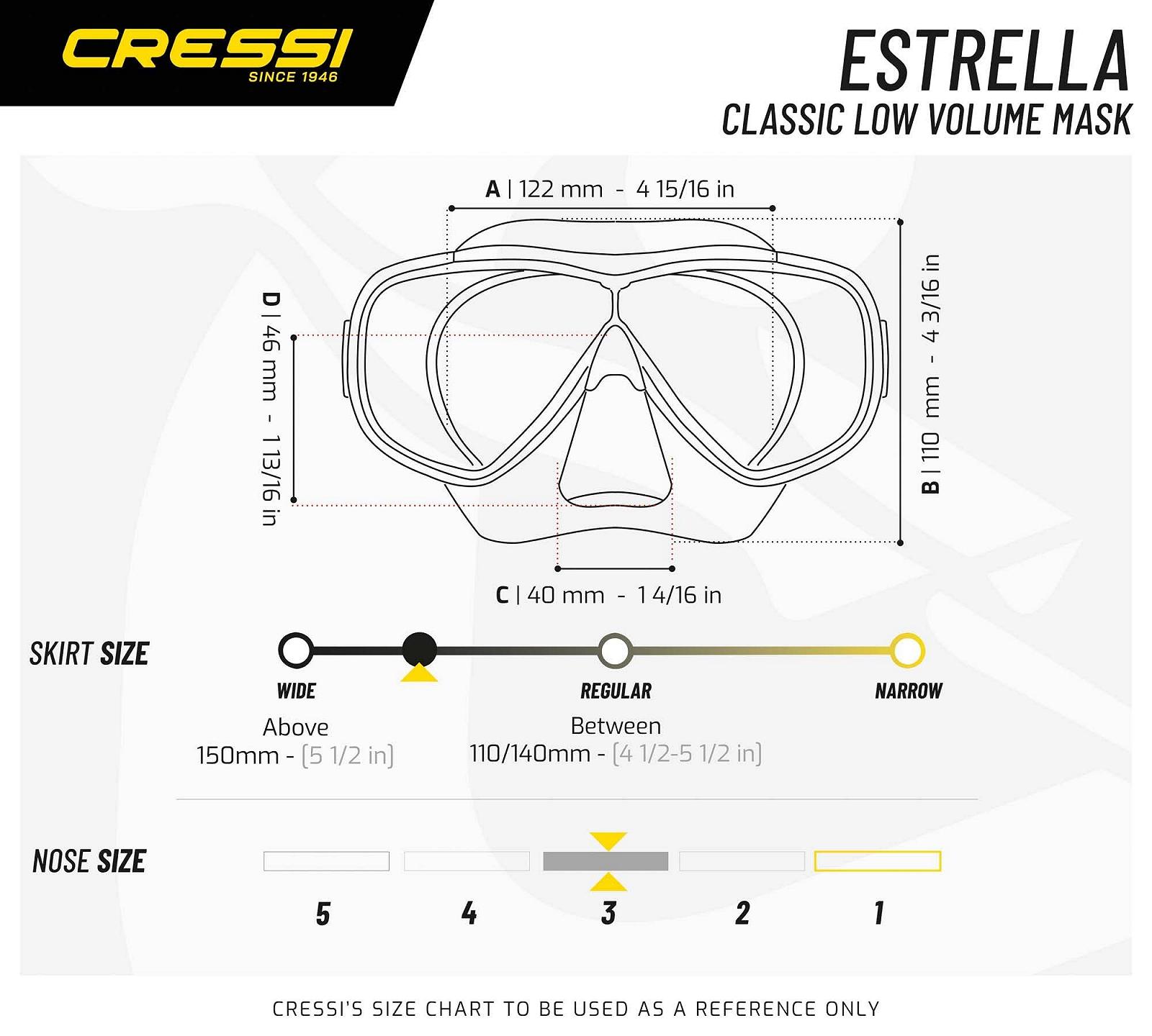 Маска Cressi Estrella, фото №5
