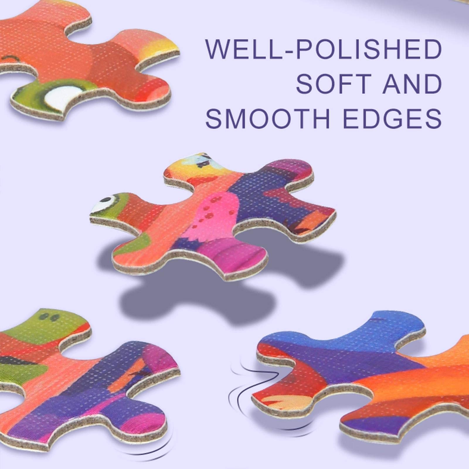 Пазл boppi Mideer Captain Bear's Birthday Party 500 деталей 52 см с рамкой и шнуром для подвешивания, фото №6