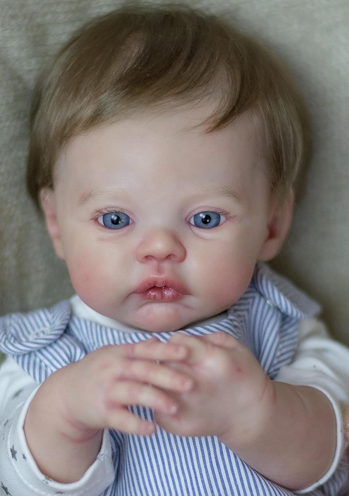 iCradle Reborn 19 дюймов 48 см Reborn Toddler Doll Baby Мягкий виниловый силикон Реалистичная кукла новорожденного Магнитная пустышка Игрушка Подарок на день рождения, фото №1