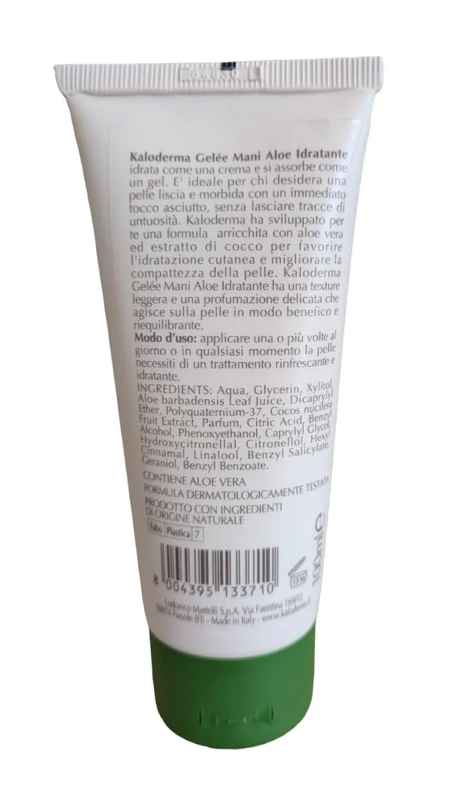 Крем-желе Aloe Mani Pelle Normal Secca Screpolata or Arrossata Тюбик 100 мл, фото №2