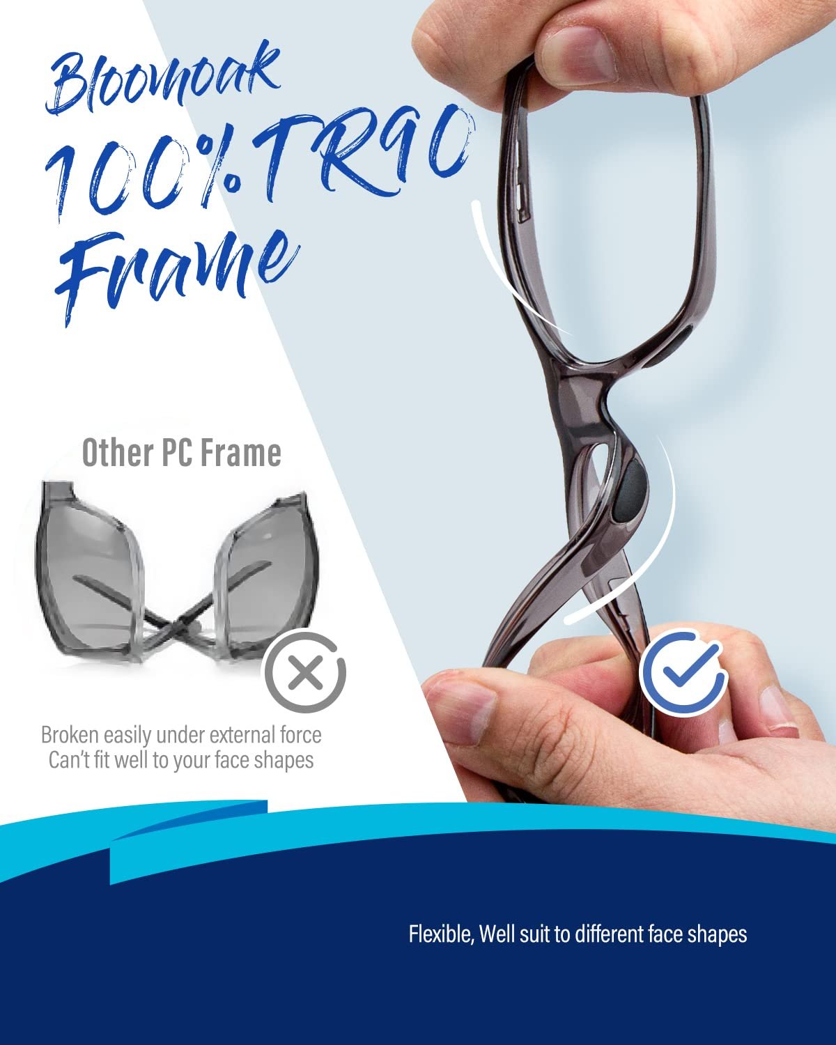 Окуляри для нічного водіння, накладні, для чоловіків, HD, поляризовані, антиблікові, фото №5