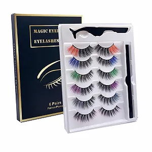 Купить Набор цветных накладных ресниц - Фото 1 Набор цветных накладных ресниц - Фото 1