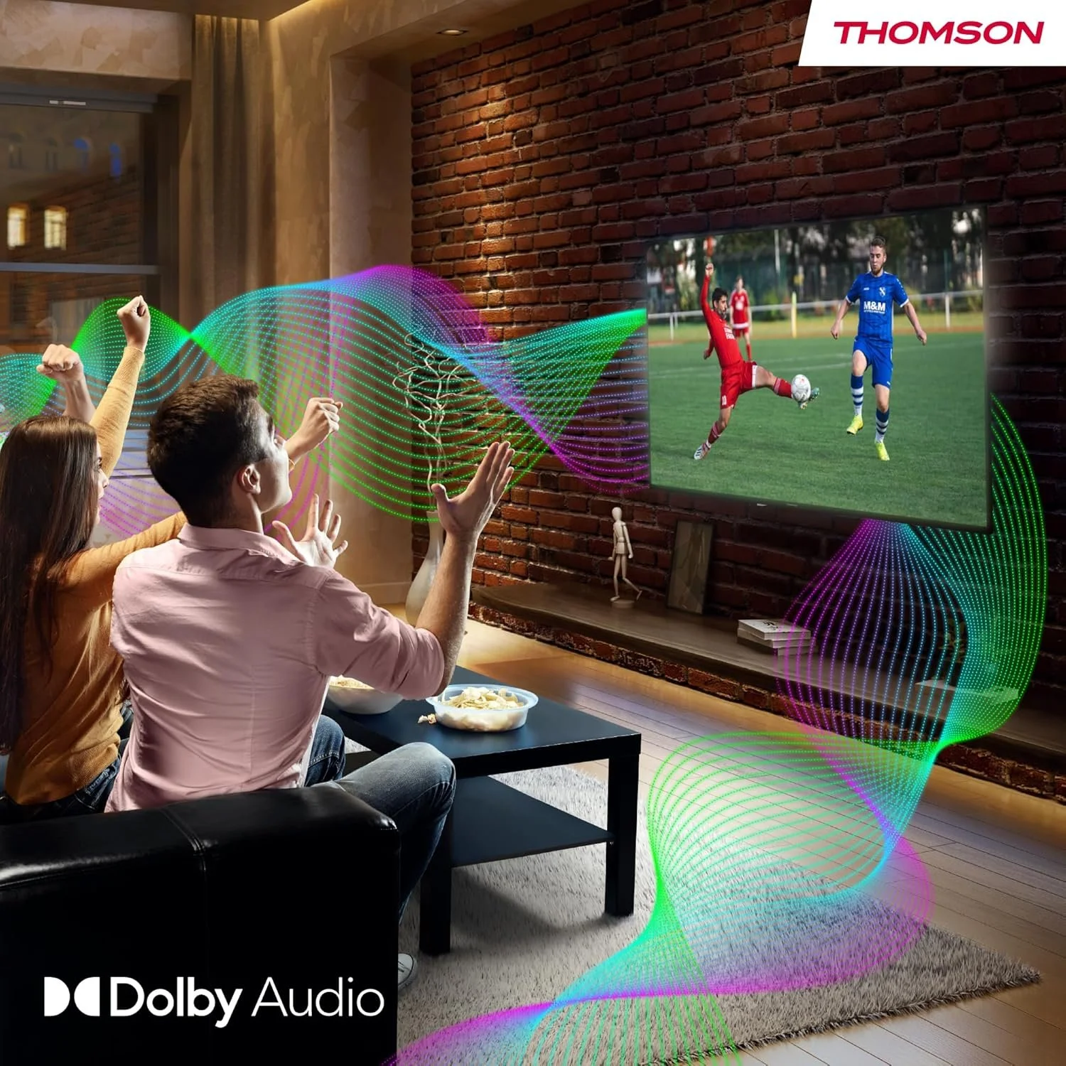 Телевізор 40" Thomson 40FD2S13W / Full HD / 60 Гц / LED / T2 / Білий, фото №8 Телевізор 40" Thomson 40FD2S13W / Full HD / 60 Гц / LED / T2 / Білий, фото №8