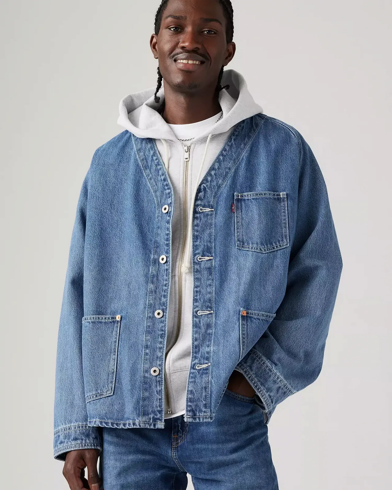 Джинсовая куртка Levis - Union Engineer Cardigan Highlights - Mens - M, фото №1