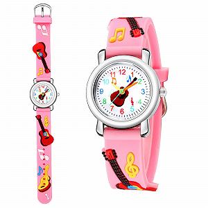 Женские Часы Generisch Модные Детские Резиновый Ремешок из нержавеющей стали - Фото 1