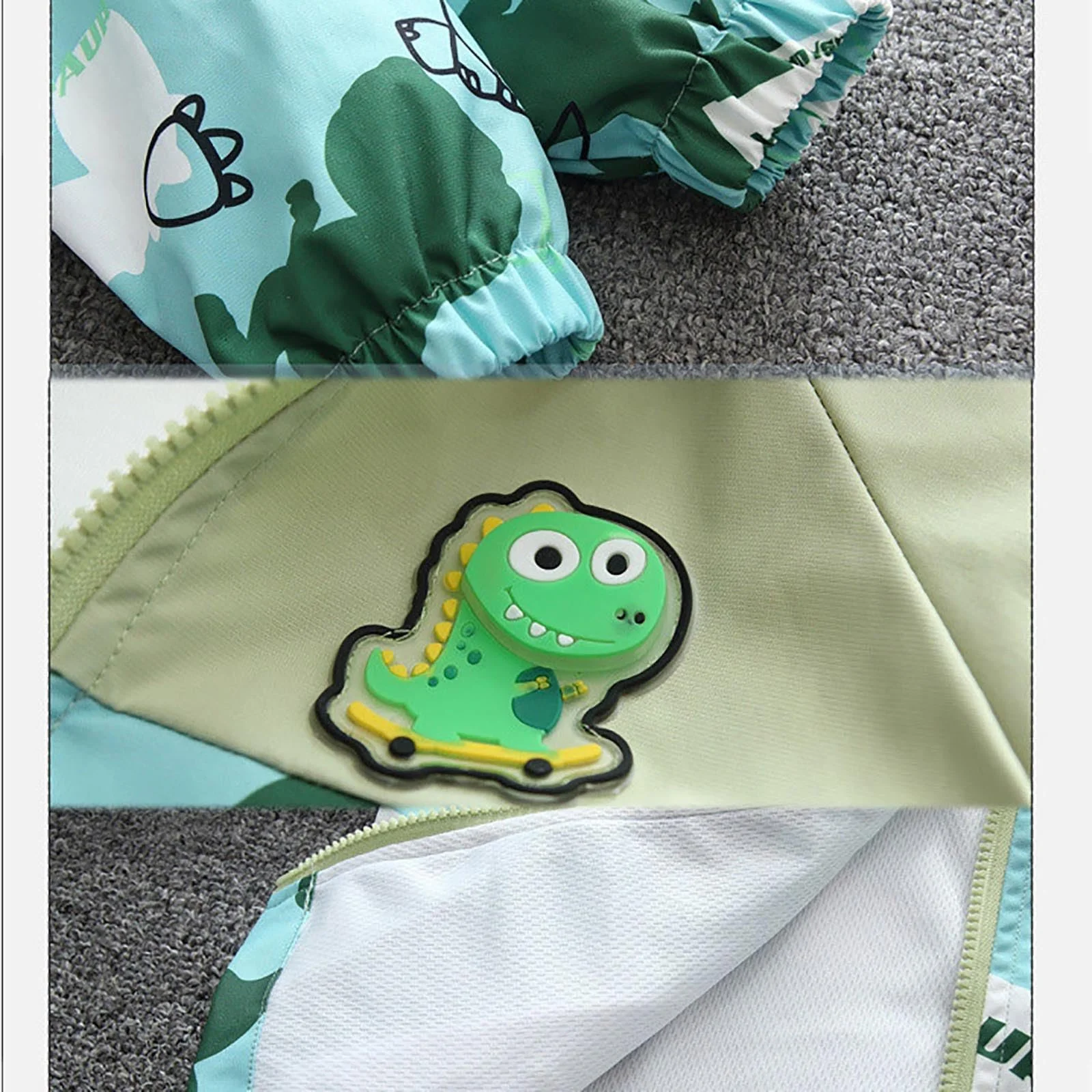 Куртка с капюшоном KQIVAM для детей, ветровка, легкая переходная, фото №6