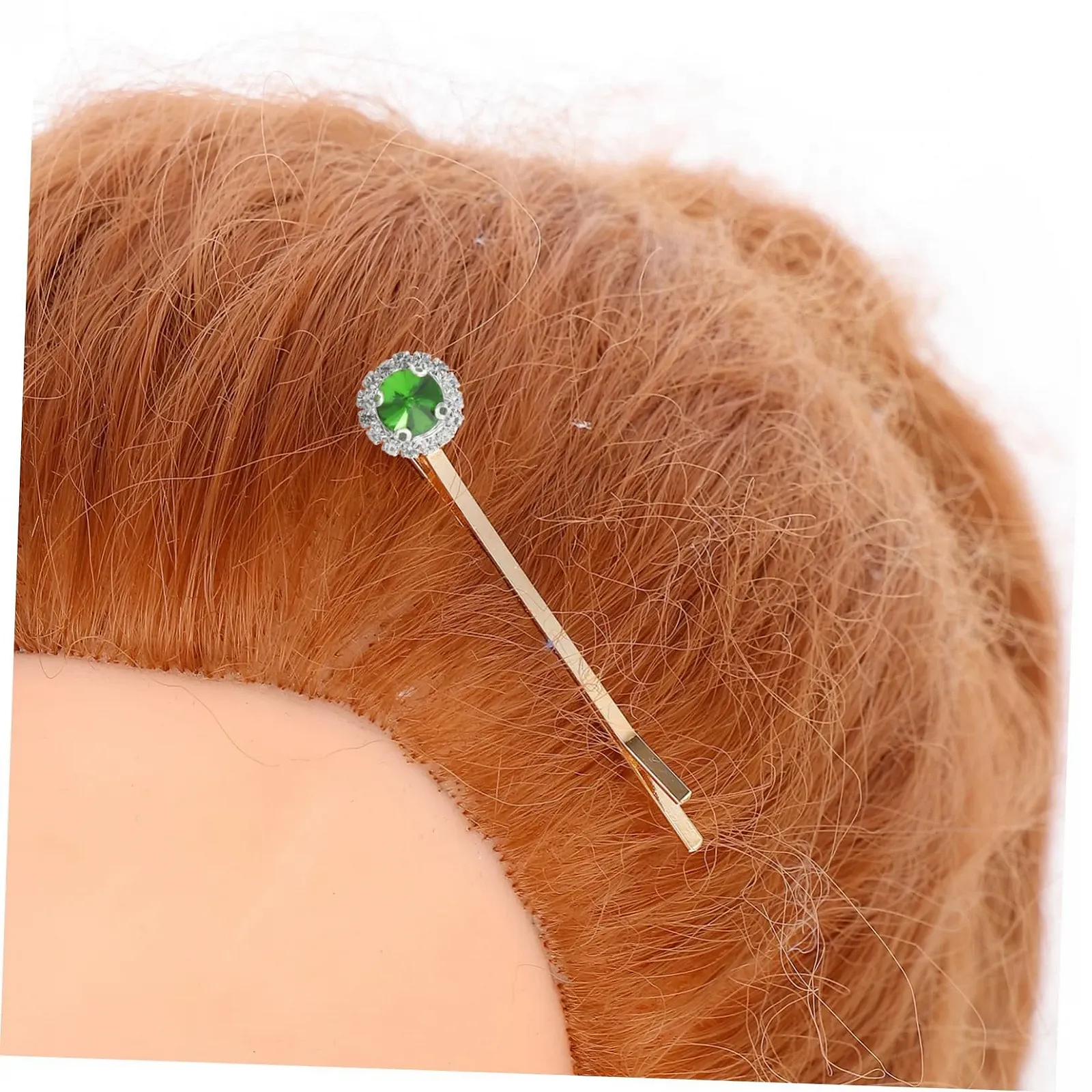 Стрази Круглі Зелені, 20 шт, фото №9