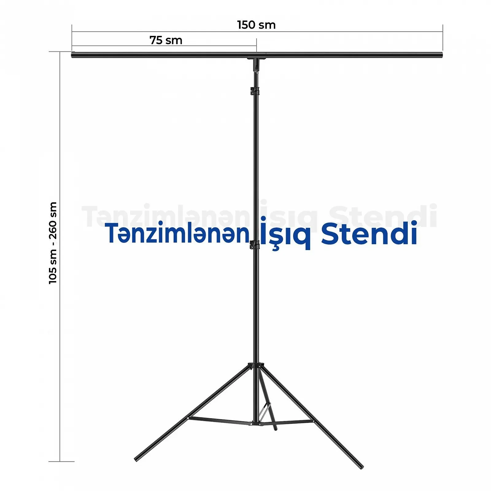 Система підтримки фону Neewer T-FRM / Чорний, фото №2