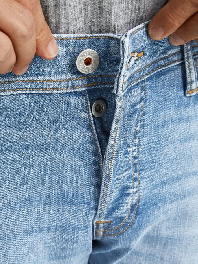 Джинси JJIGLENN JJORIGINAL SBD 805 NOOS 12201645-Blue Denim Jack&Jones Блакитний M, фото №3