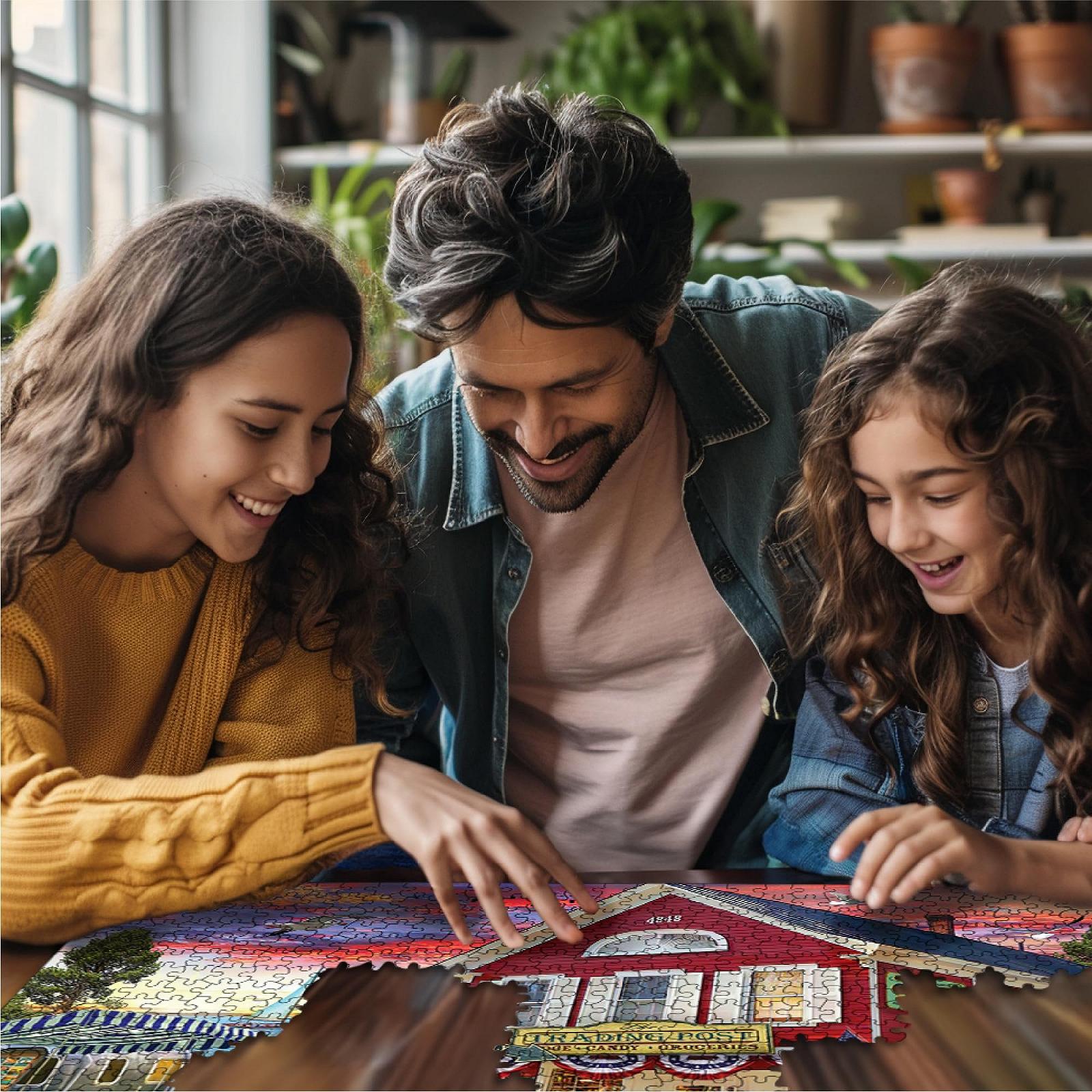 Пазл White Mountain The Trading Post 1000 елементів 61 x 76 см, фото №4