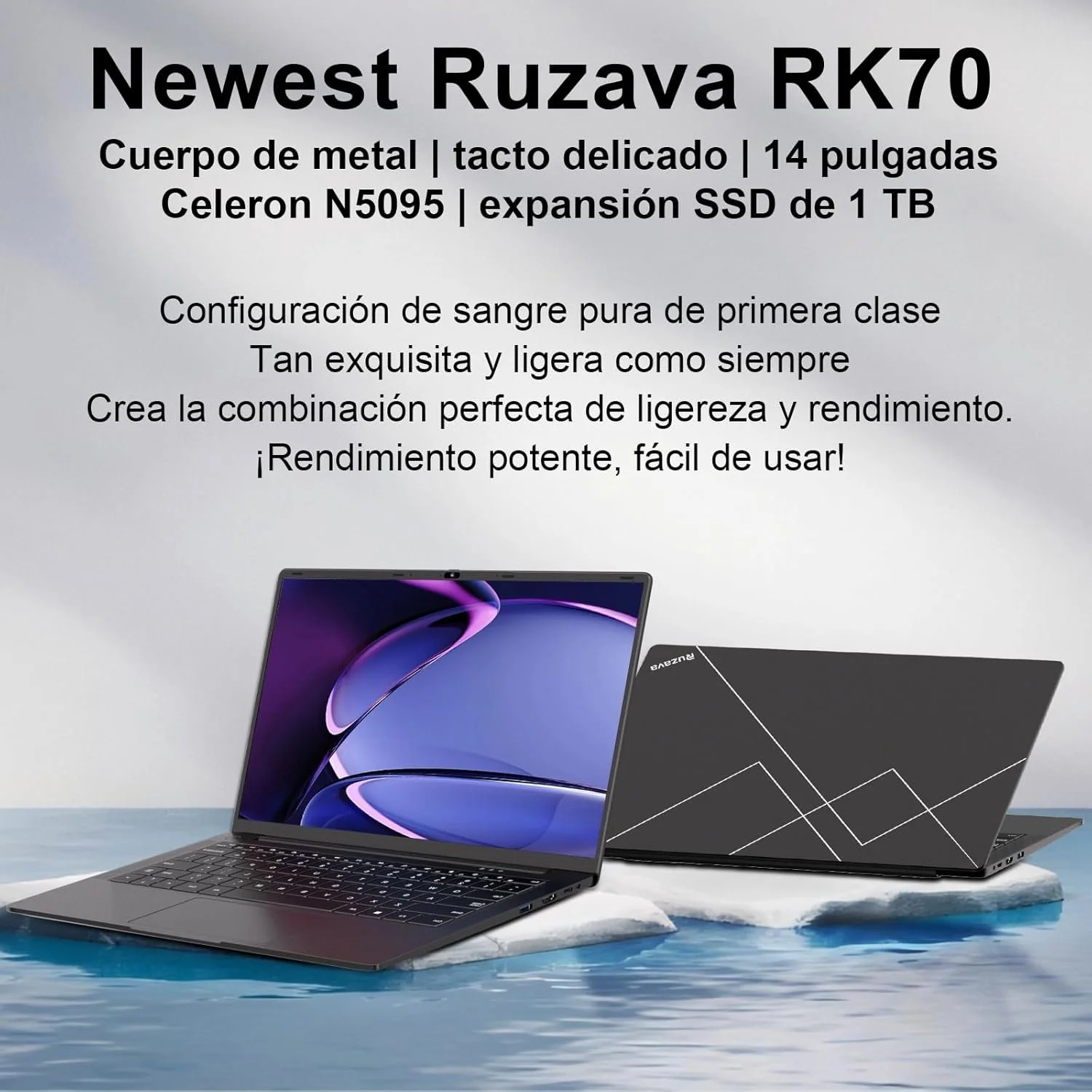 Ноутбук 14" Ruzava RK70 Intel Celeron N5095A RAM 8GB SSD 256GB Windows 11, фото №2