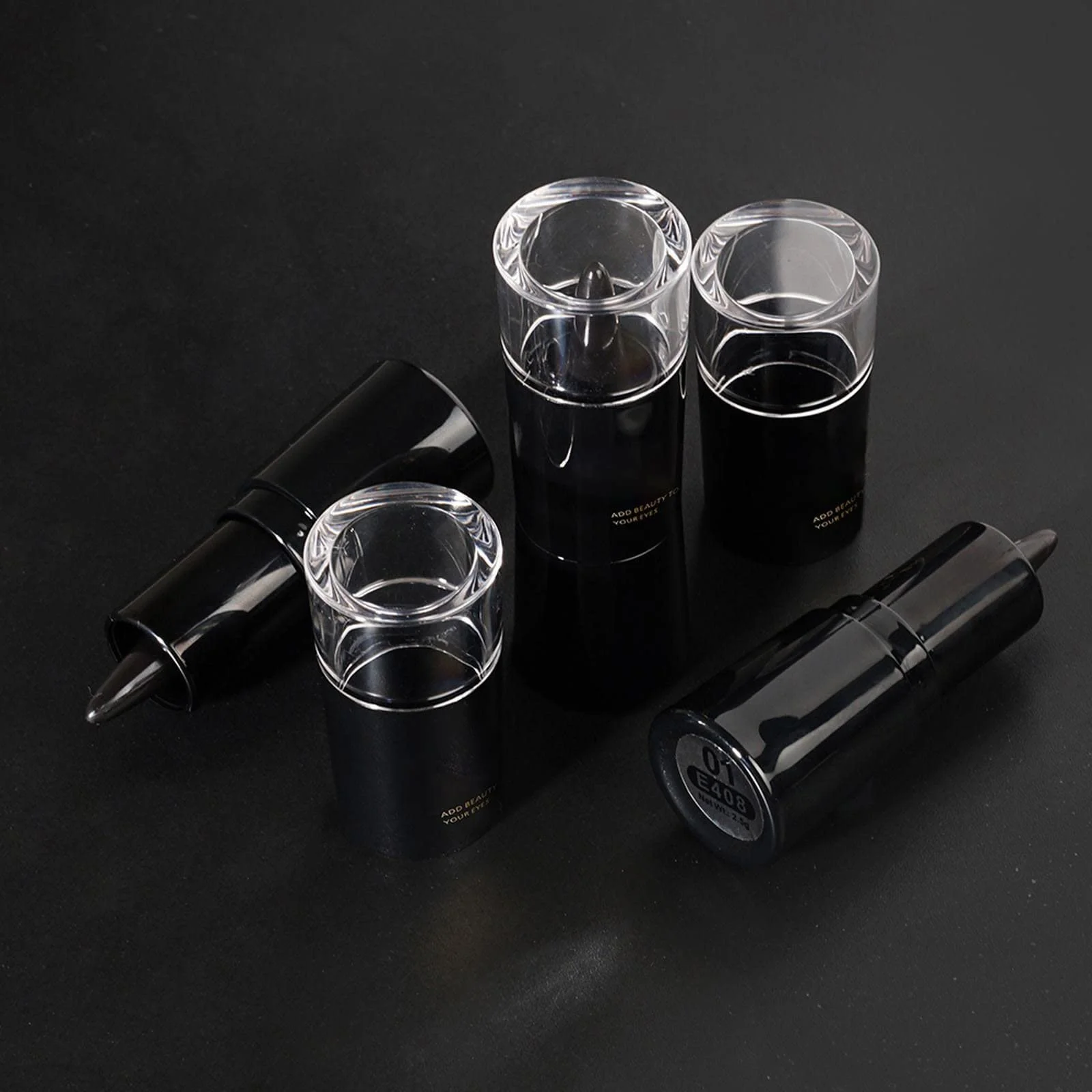 Гелевый Карандаш для глаз Матовый черный №27, черная, фото №4 Гелевый Карандаш для глаз Матовый черный №27, черная, фото №4