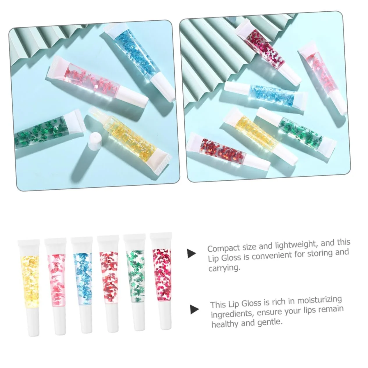 Блиск для губ DOITOOL Набір 6 штук, фото №5 Блиск для губ DOITOOL Набір 6 штук, фото №5