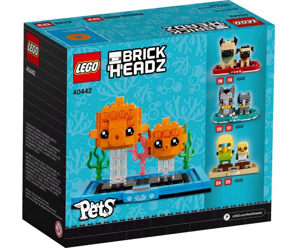 Конструктор LEGO Brick Headz Золотая рыбка 40442, фото №4
