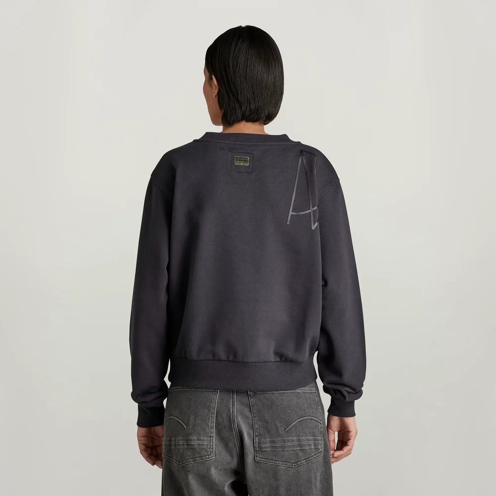 Женский свитер G-Star RAW Multi Graphic Cropped Loose Sw - S, фото №3 Женский свитер G-Star RAW Multi Graphic Cropped Loose Sw - S, фото №3