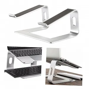 Підставка для ноутбука NUOBESTY Алюміній Вентильована Легка Портативна з нековзними накладками - Фото 1