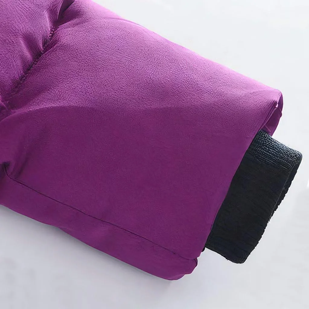 Дівчача Зимова Куртка linboo Довге Пальто з Хутряним Капюшоном, фото №5