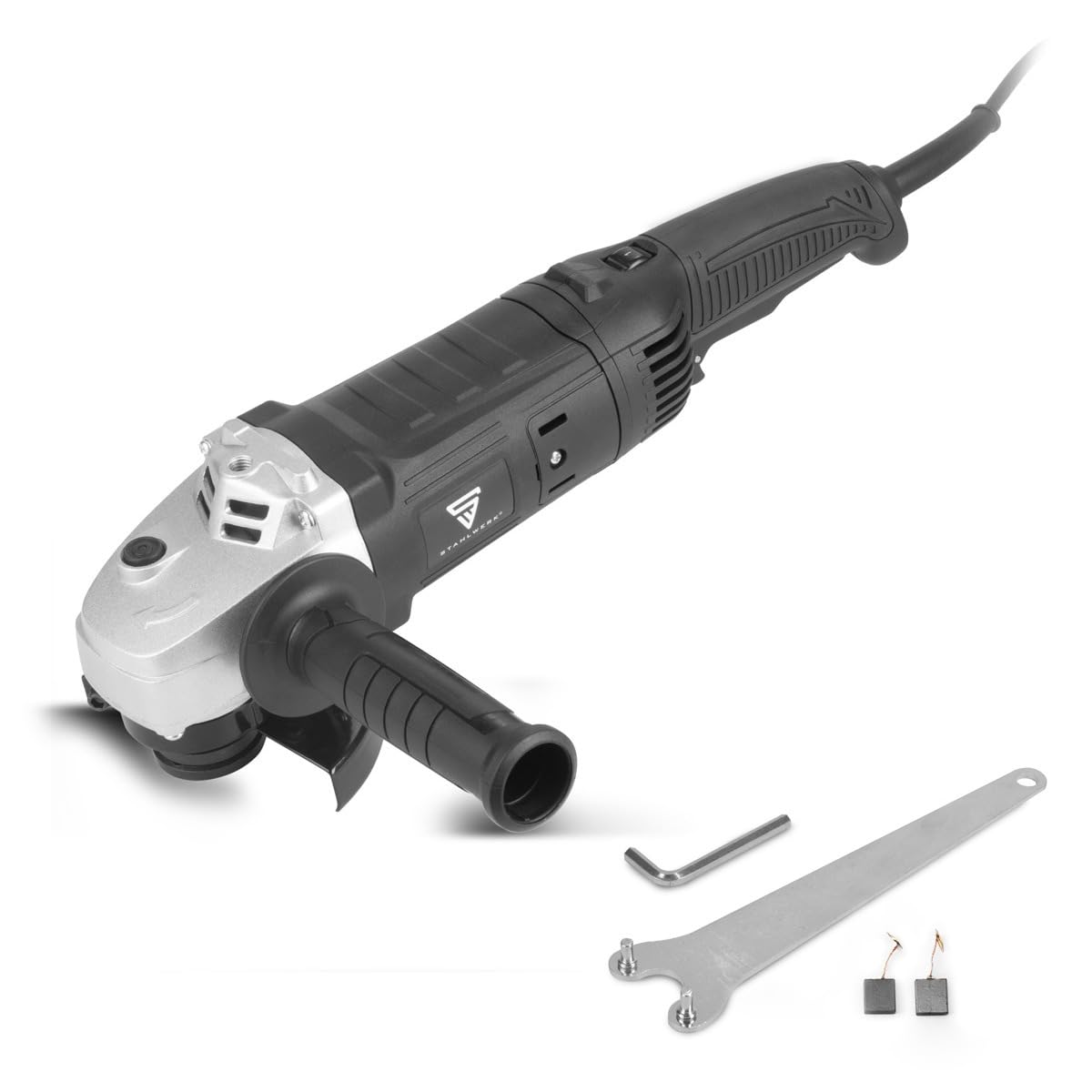 Кутова шліфувальна машина STAHLWERK WS-1400 ST 1,400 Вт 2,800-9,500 об/хв 125 мм електрична, фото №1 Кутова шліфувальна машина STAHLWERK WS-1400 ST 1,400 Вт 2,800-9,500 об/хв 125 мм електрична, фото №1