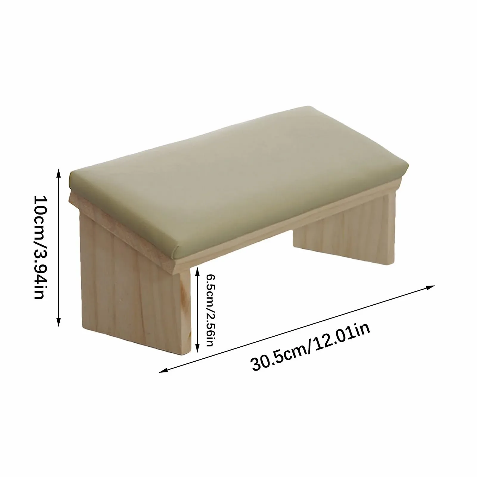 Підставка для рук Tech деревʼяна з шкіряними накладками, фото №5