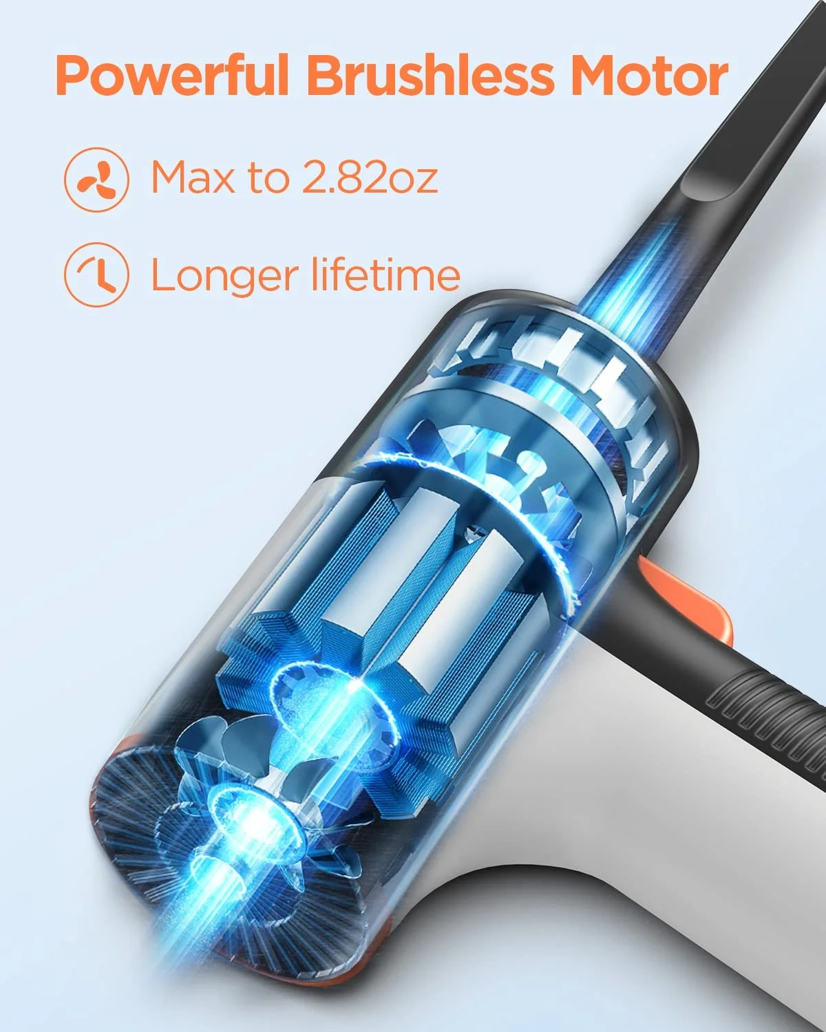 Электрическая воздуходувка Luccea с 5 насадками 3 режима скорости USB-C, фото №6 Электрическая воздуходувка Luccea с 5 насадками 3 режима скорости USB-C, фото №6