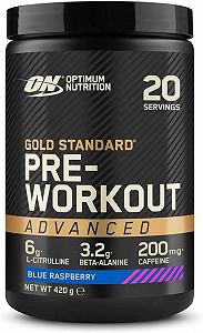 Предтренировочный комплекс Optimum Nutrition Pre Workout 420g Blue respberry EU - Фото 1