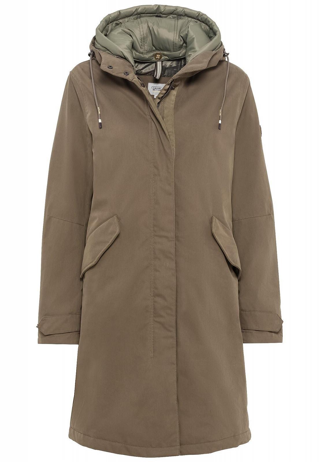 Функциональное пальто camel active Женское из органического хлопка, фото №2 Функциональное пальто camel active Женское из органического хлопка, фото №2