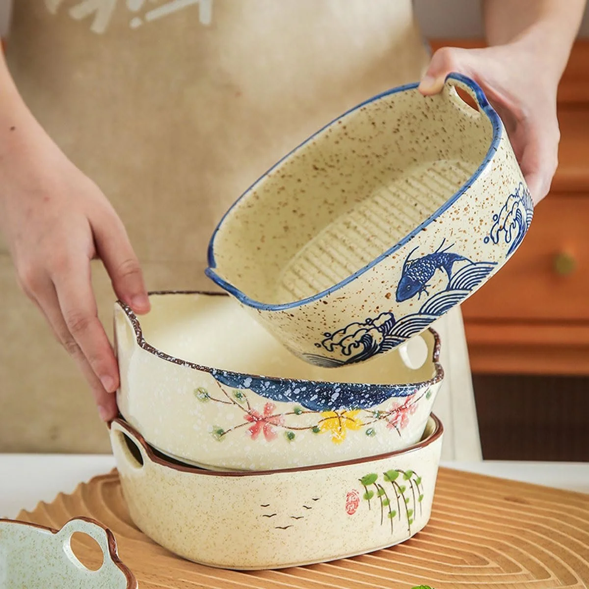 Форма для запекания Small Ceramic Square Square A 17 см Квадратная, фото №7 Форма для запекания Small Ceramic Square Square A 17 см Квадратная, фото №7