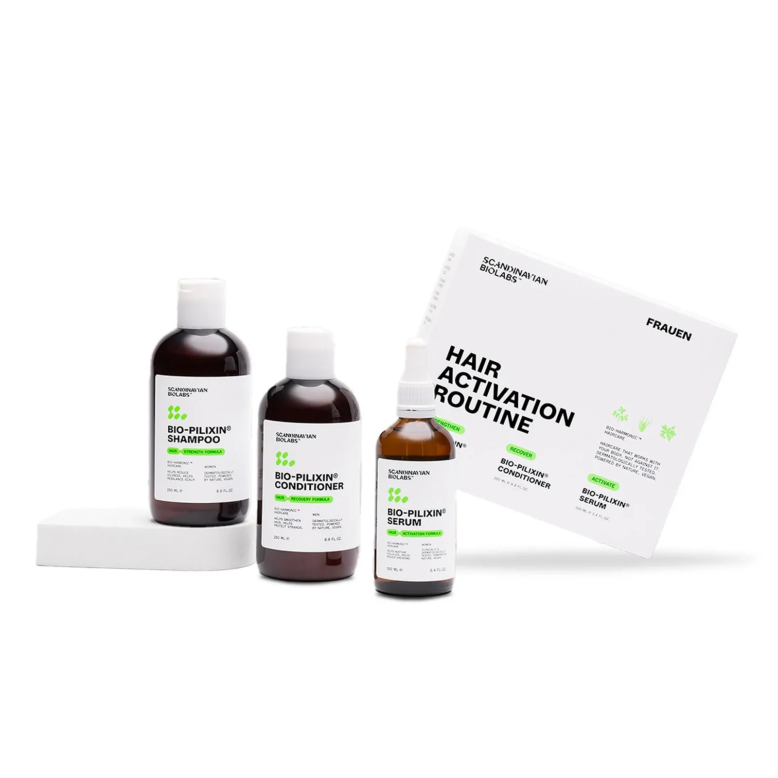 Комплекс для волосся Scandinavian Biolabs Bio-Pilixin для жінок, проти випадіння волосся, живить волосяні фолікули, фото №2