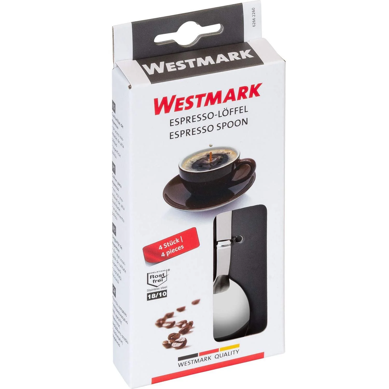Ложка Espresso Westmark Набір з 4 штук Довжина 11 см Нержавіюча сталь 18/10, фото №7
