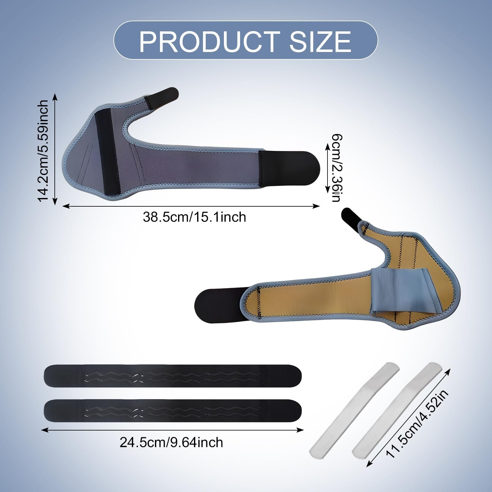 Коректор великого пальця стопи з 2 кутовими пластинами, фото №2