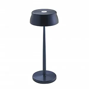 Настільна лампа Zafferano Sister Light Акумуляторна Бездротова 2700-4000 K 32,8 см Анодований синій synthetic.ua - Фото 1